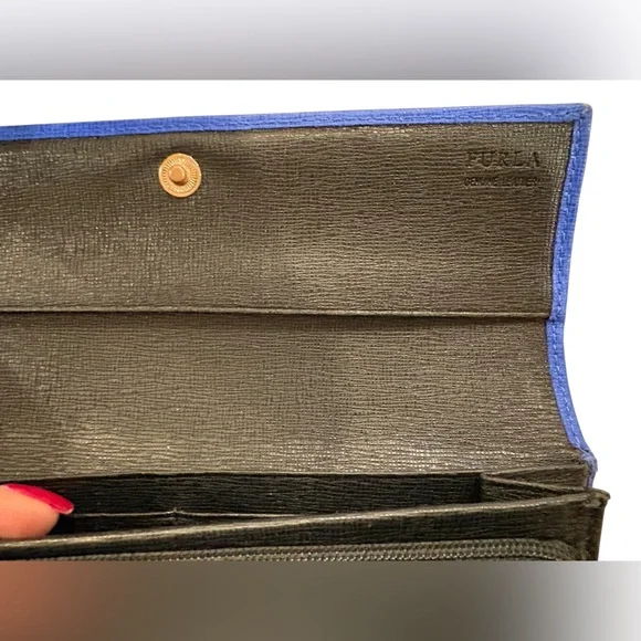 Furla Royal Blue Women's Clutch